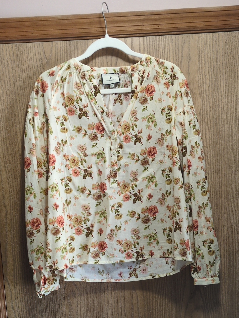 Tuckernuck Blouse with Floral Print